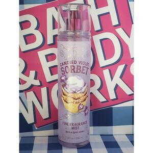 BBW Candied Violet Sorbet Fine Fragrance Body Mist